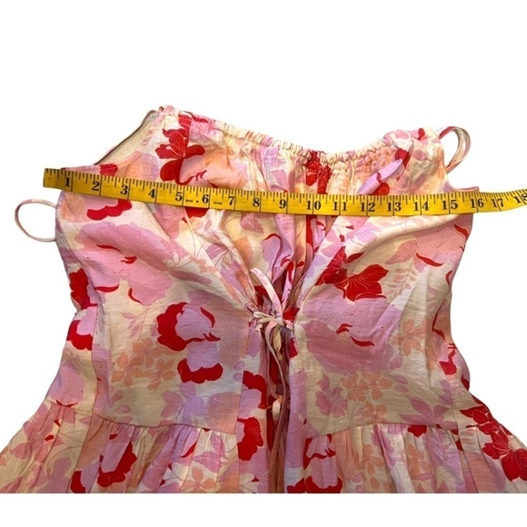 MNG Pink Floral Maxi Dress Size 6 - Picture 7 of 11